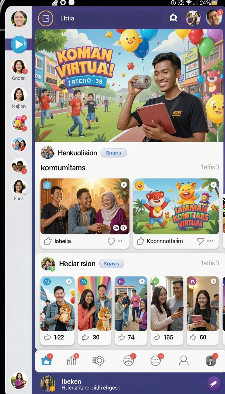 Pratinjau layar features App APK Terbaru di dewalangit77